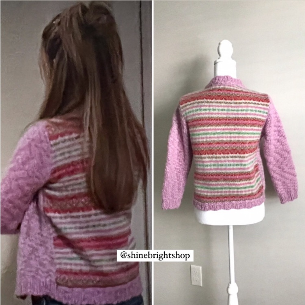 Rare Vintage Wool Cardigan Sweater ASO Maddie in The Suite Life of Zack and Cody - Picture 4 of 14